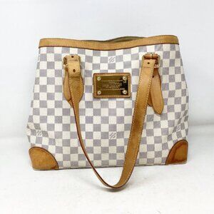 Louis Vuitton #TV4Q9Q Damier Azur MM Hampstead Tote Bag